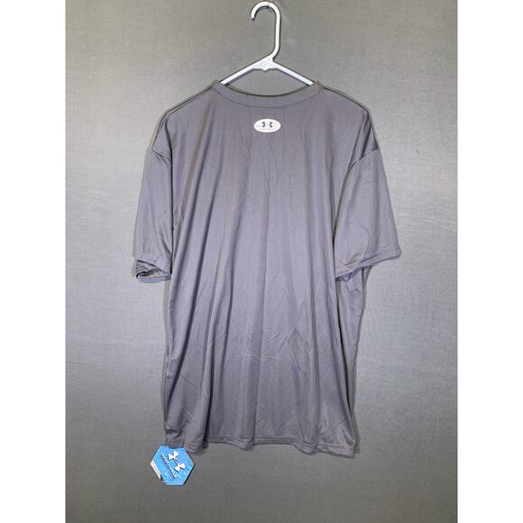 Under Armour Loose Fit Performance Apparel T-Shirt Gray Athleisure NWT 29x22 - Picture 7 of 9
